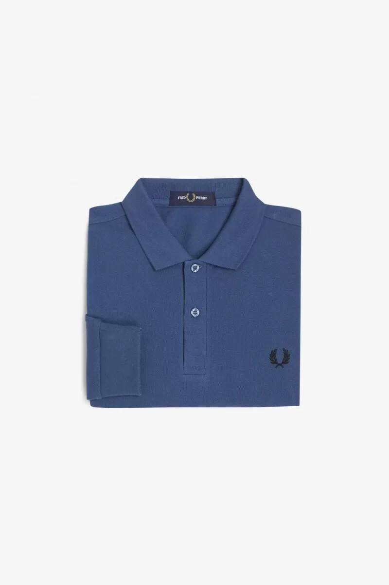 fred perry m6006 herrskjorta midnattsblå