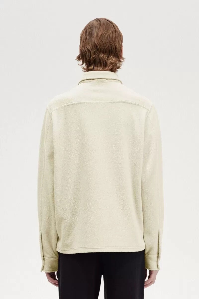 fred perry fleece herrskjorta havregryn