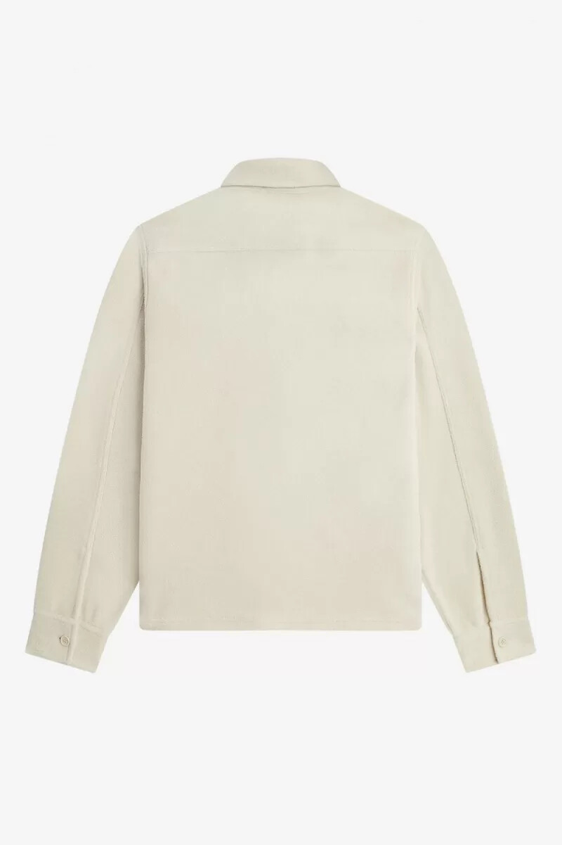 fred perry fleece herrskjorta havregryn