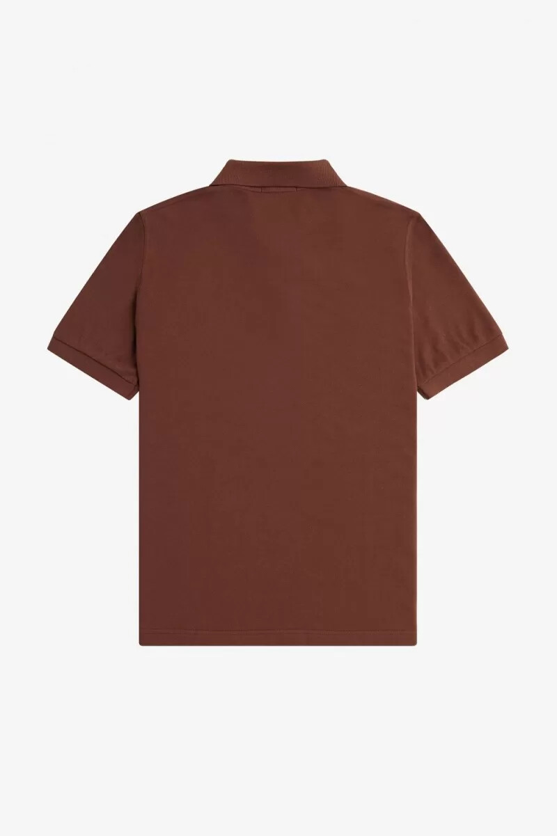 fred perry m3 herrskjorta whiskybrun svart