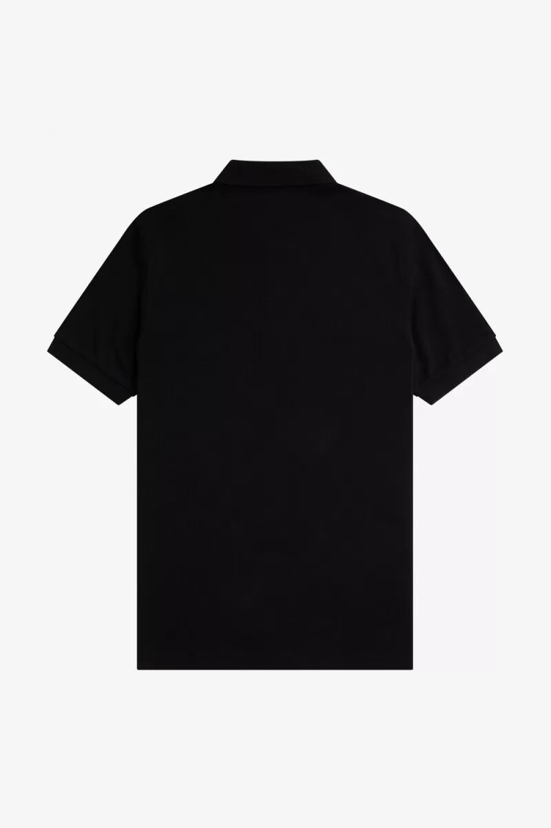 fred perry m6000 herrskjorta svart whiskybrun