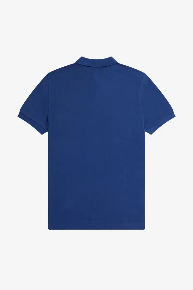fred perry m6000 herrskjorta shaded cobalt marinblå