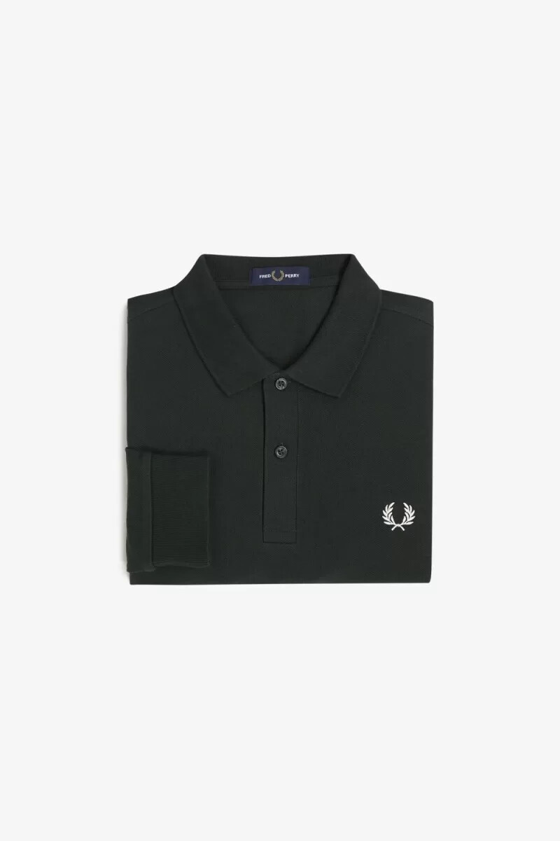 fred perry m6006 herrskjorta nattgrön