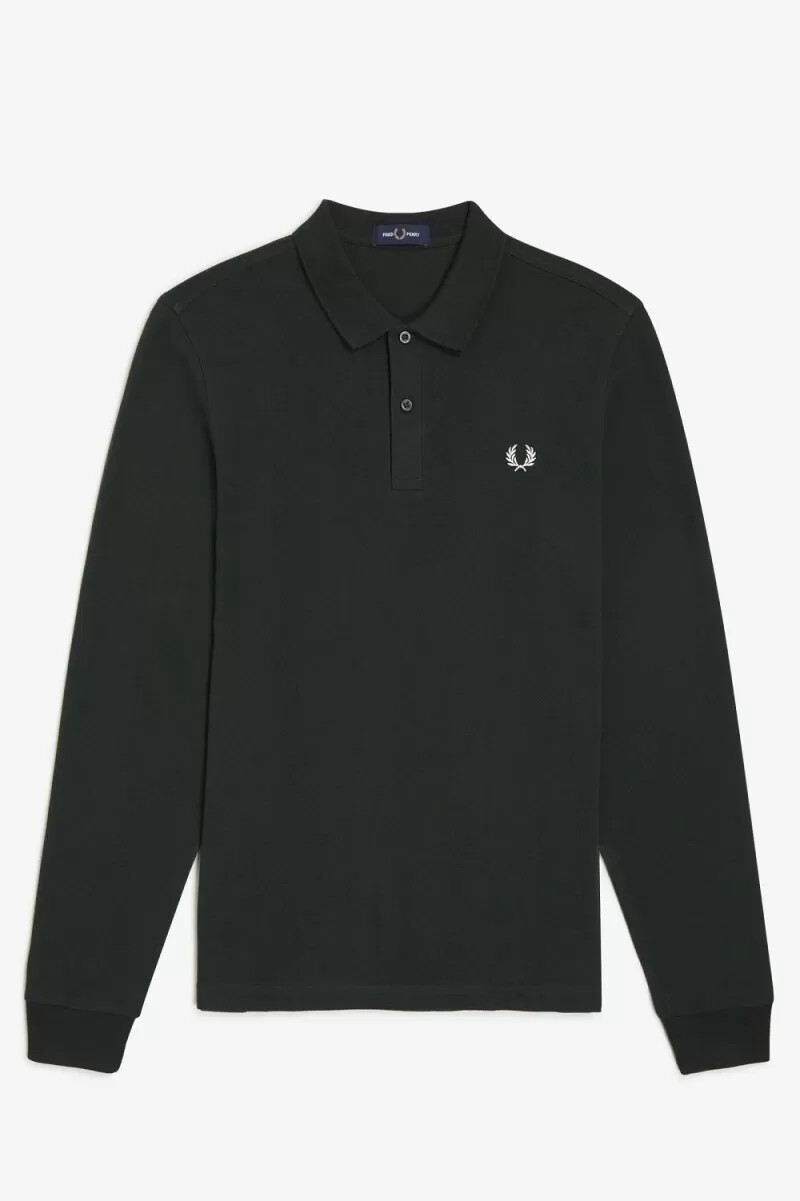 fred perry m6006 herrskjorta nattgrön