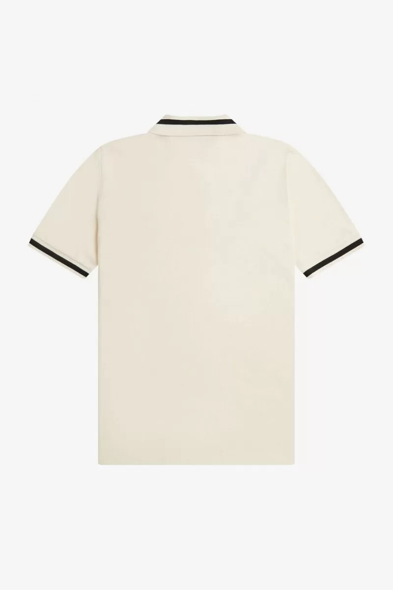 fred perry m2 herrskjorta beige svart