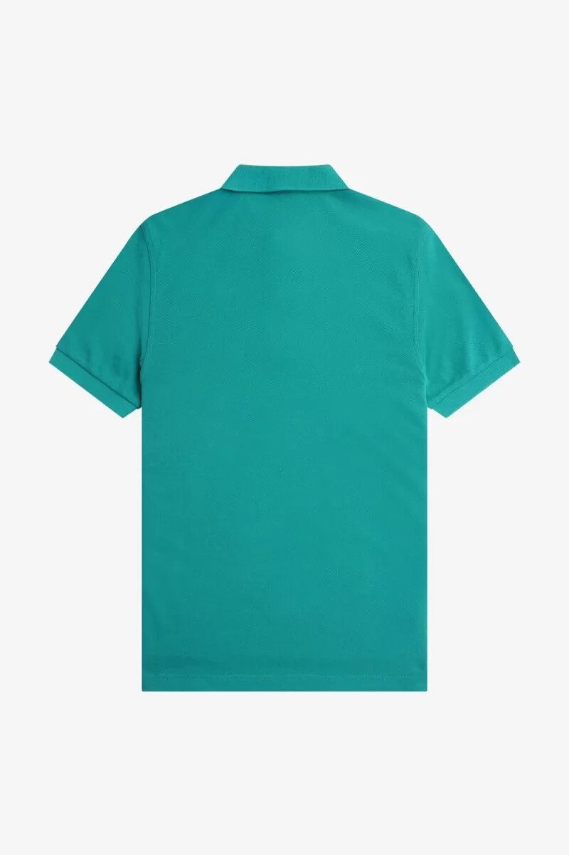 fred perry m6000 herrskjorta djup mintgrön whiskybrun