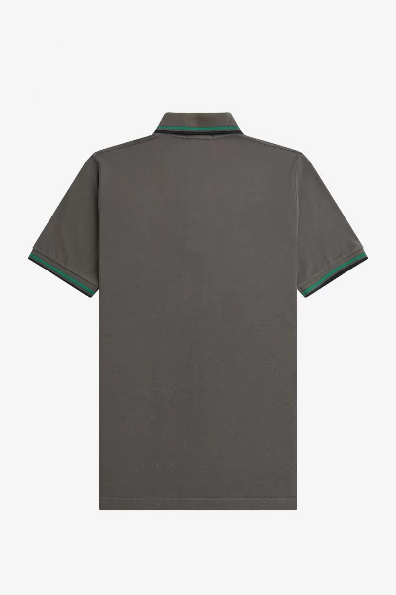 fred perry m12 herrskjorta field green green black