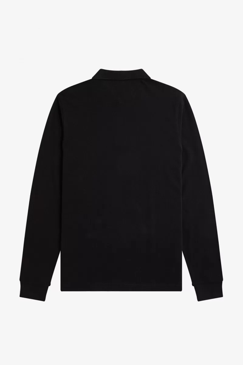 fred perry m6006 herrskjorta svart whiskybrun