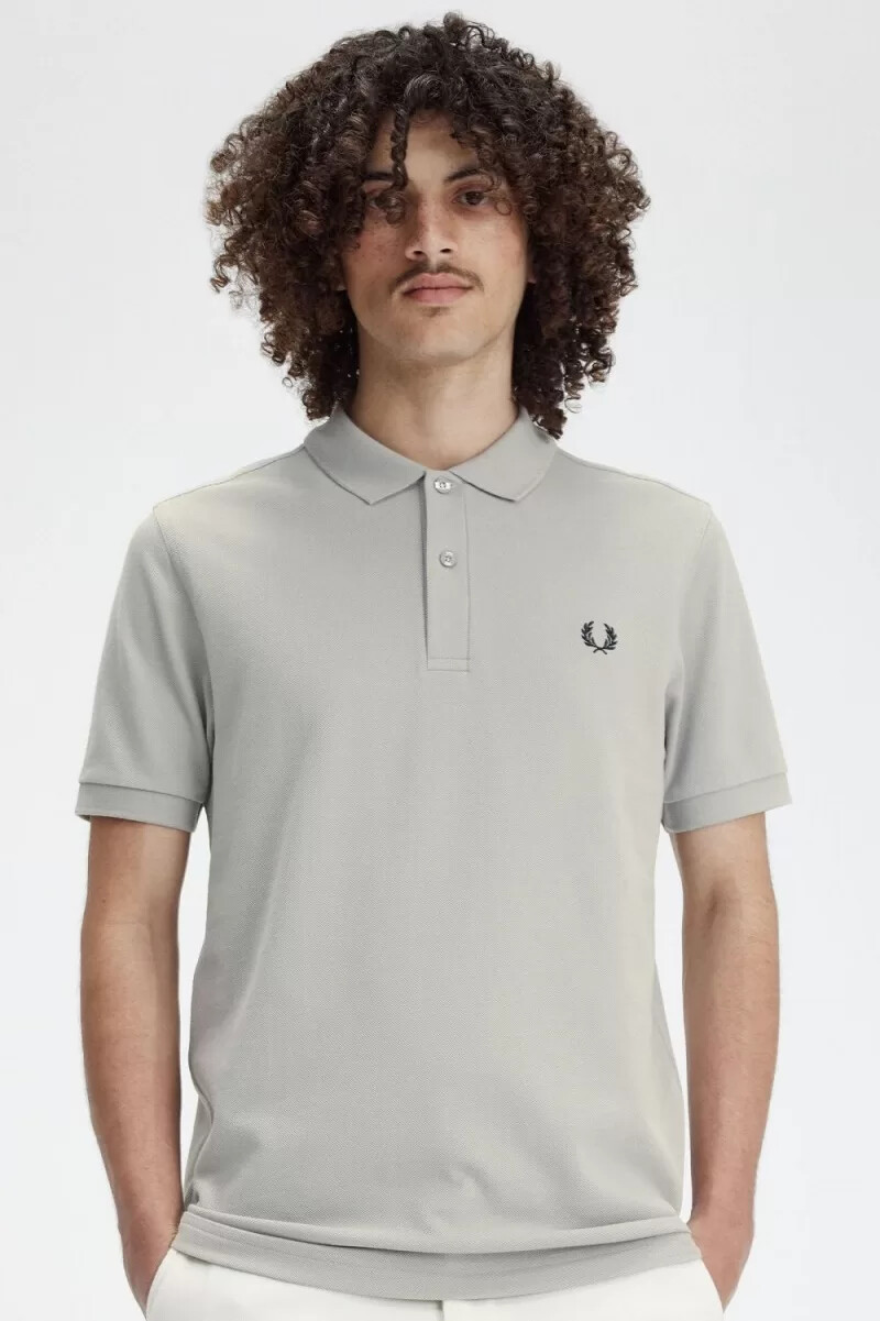 fred perry m6000 herrskjorta grå svart