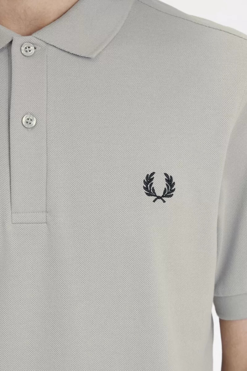 fred perry m6000 herrskjorta grå svart