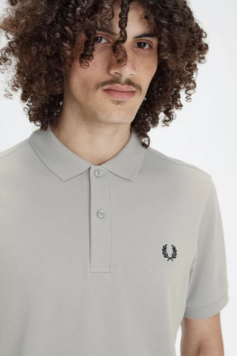 fred perry m6000 herrskjorta grå svart