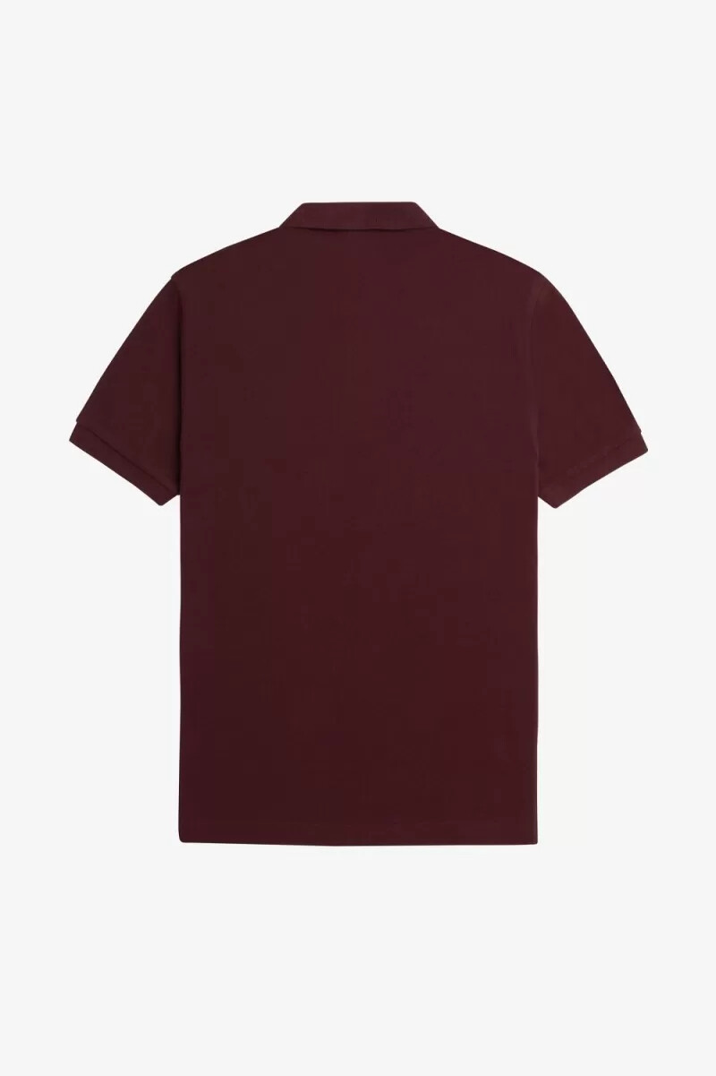fred perry m6000 herrskjorta oxblood beige