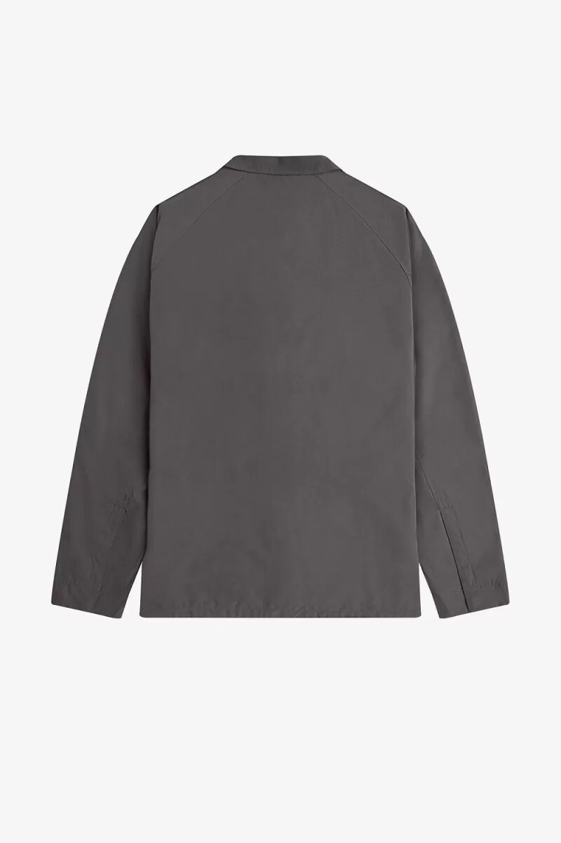 fred perry utility herrskjorta gunmetal