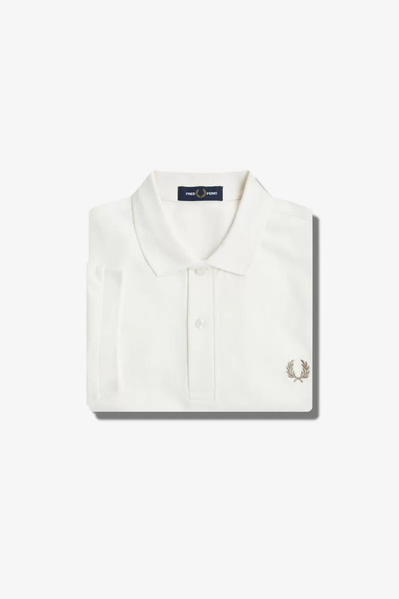 fred perry m6000 herrskjorta snövit grön