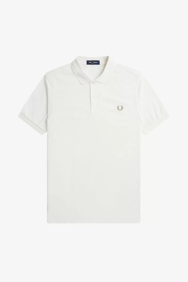 fred perry m6000 herrskjorta snövit grön