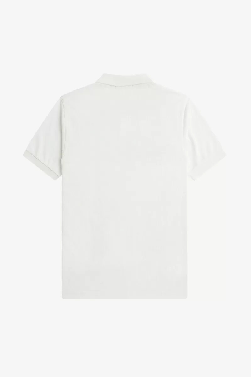 fred perry m6000 herrskjorta snövit grön