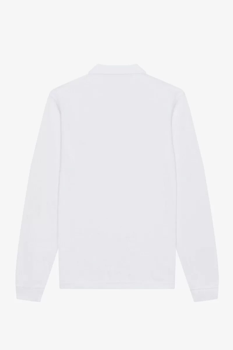 fred perry m6006 herrskjorta vit marinblå
