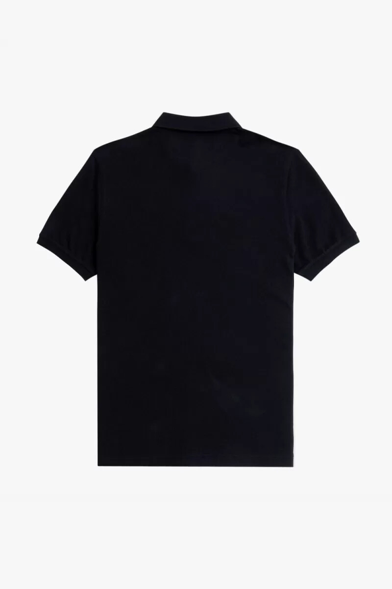 fred perry m6000 herrskjorta marinblå bränd röd