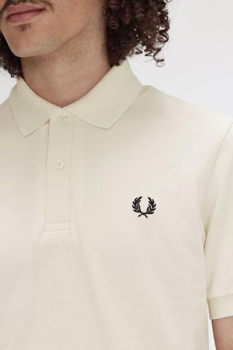 fred perry m3 herrskjorta beige svart