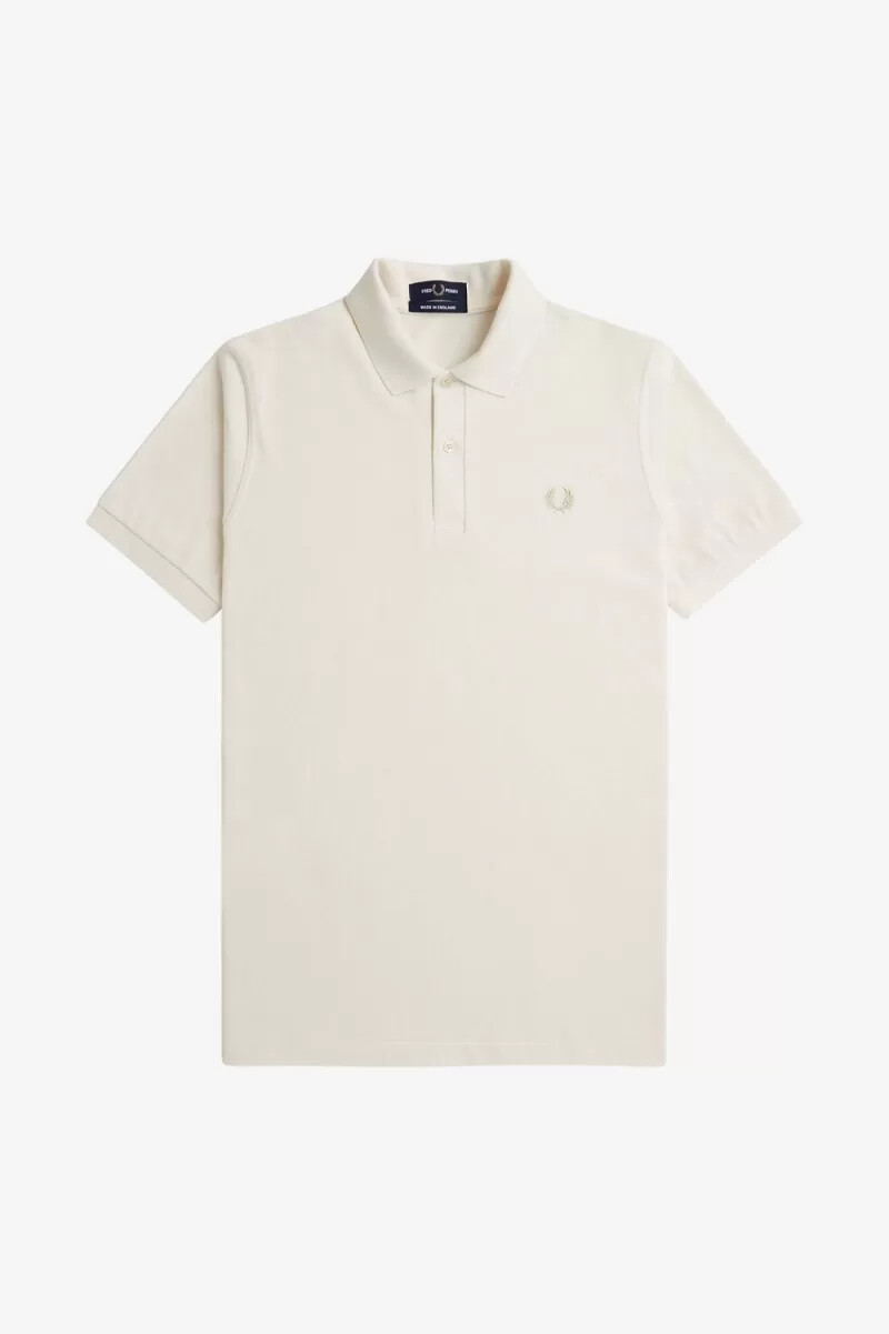fred perry m3 herrskjorta beige havregryn