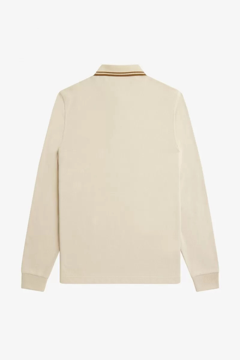 fred perry m3636 herrskjorta havregryn mörk kaffe mörk kaffe