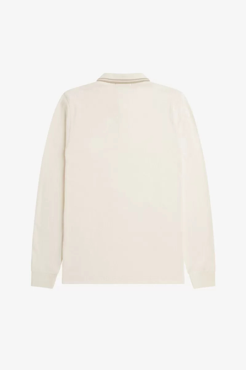 fred perry m3636 herrskjorta beige havregryn havregryn