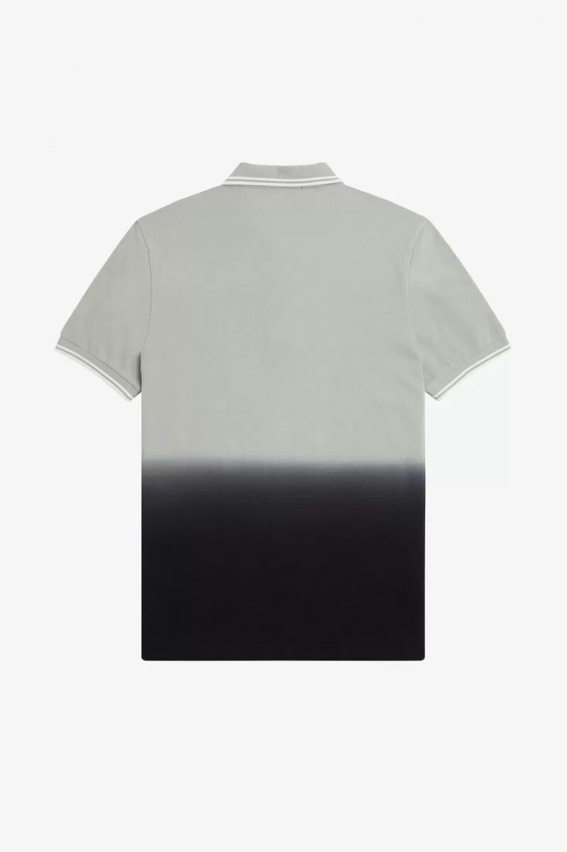 fred perry ombre herrskjorta grå
