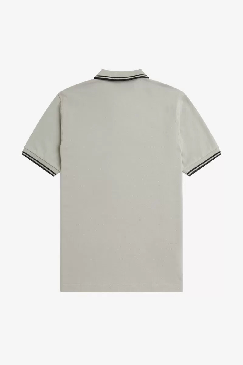 fred perry m3600 herrskjorta grå svart