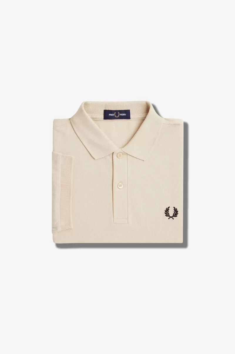 fred perry m6000 herrskjorta havregryn svart