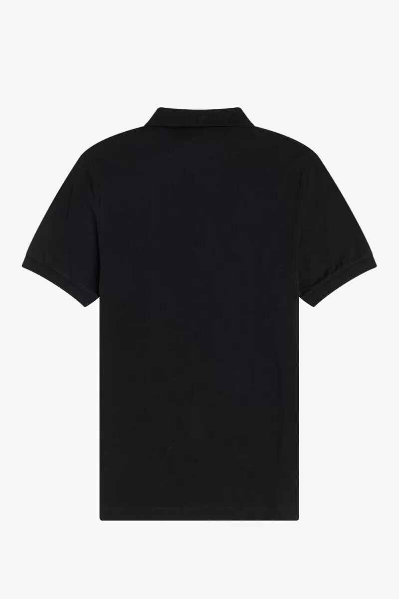 fred perry m6000 herrskjorta svart krom