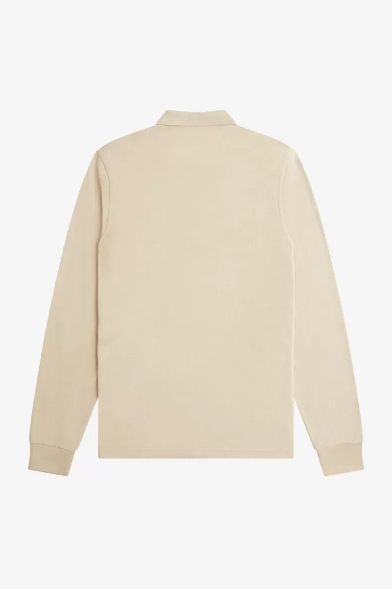 fred perry m6006 herrskjorta havregryn svart