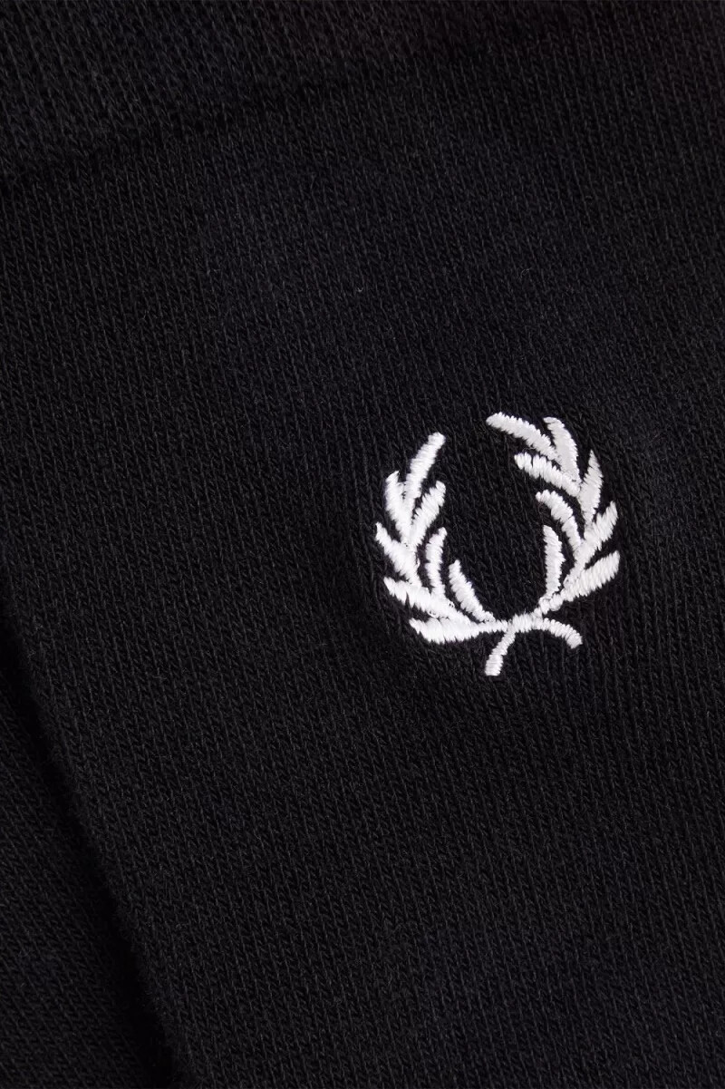 fred perry classic laurel wreath herrstrumpor svarta snövit