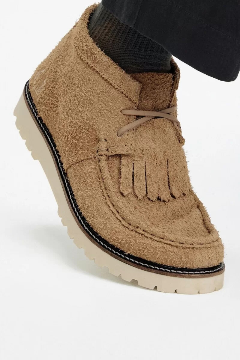fred perry mid kenney herrstövlar gröna