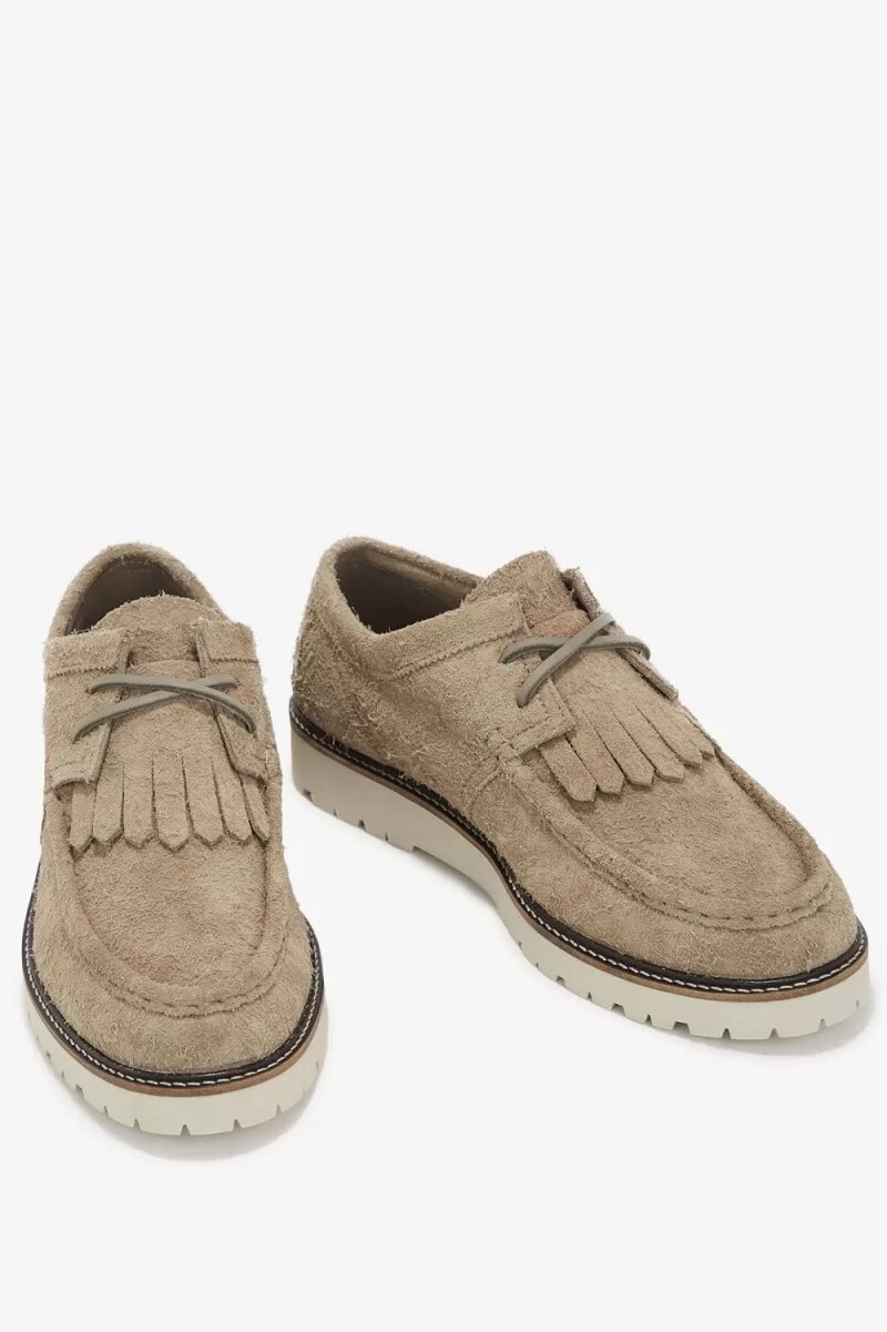 fred perry low kenney herrstövlar varmgrå