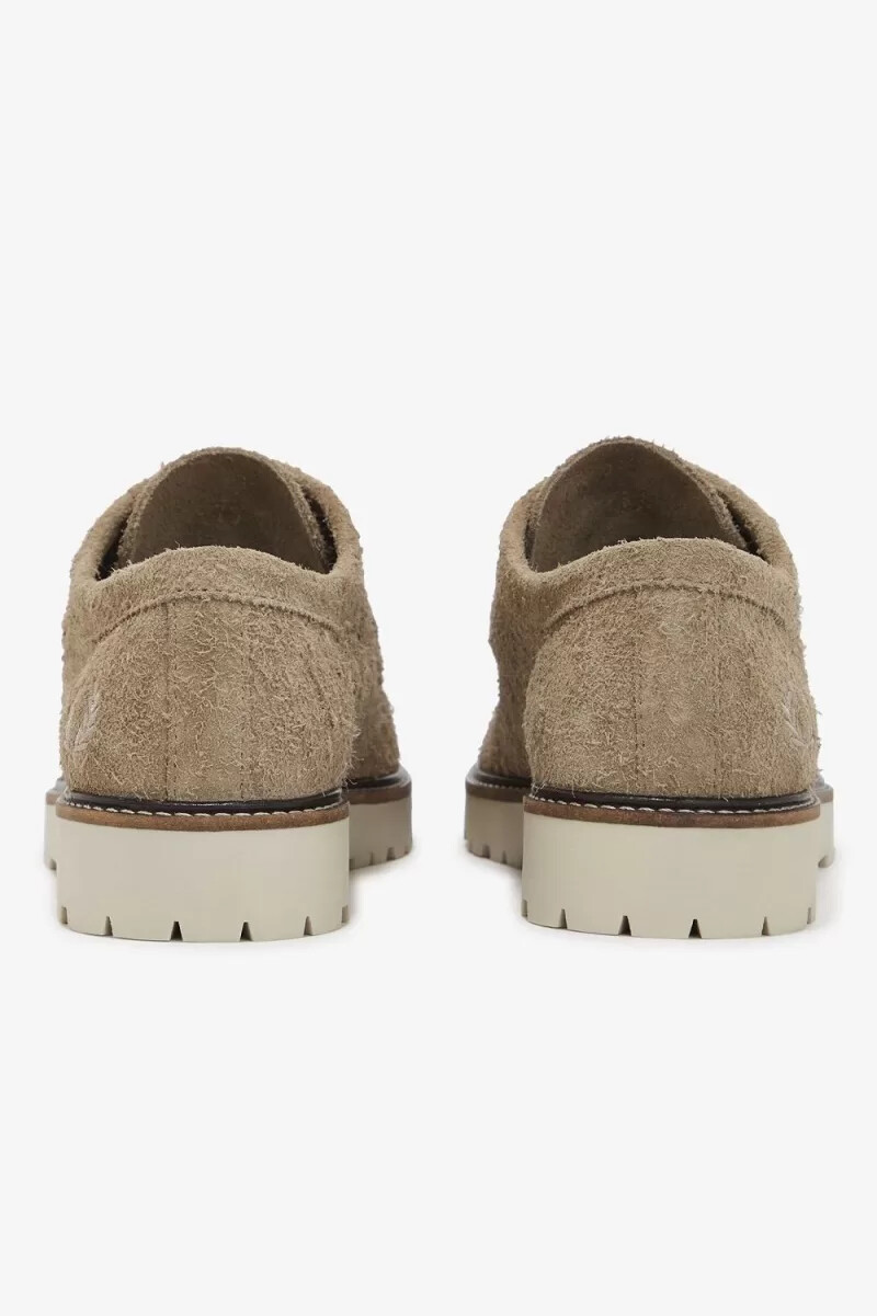 fred perry low kenney herrstövlar varmgrå