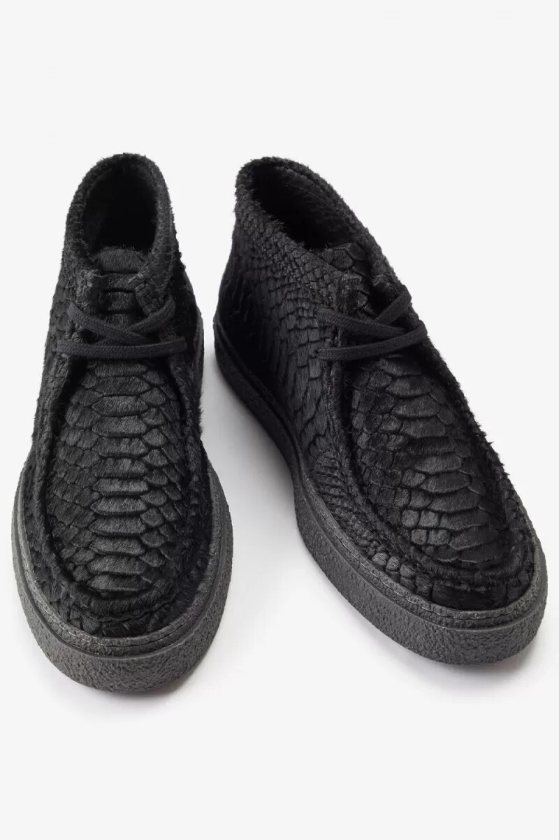 fred perry mid dawson herrstövlar svarta