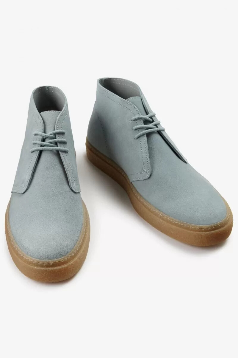 fred perry hawley herrstövlar silverblå