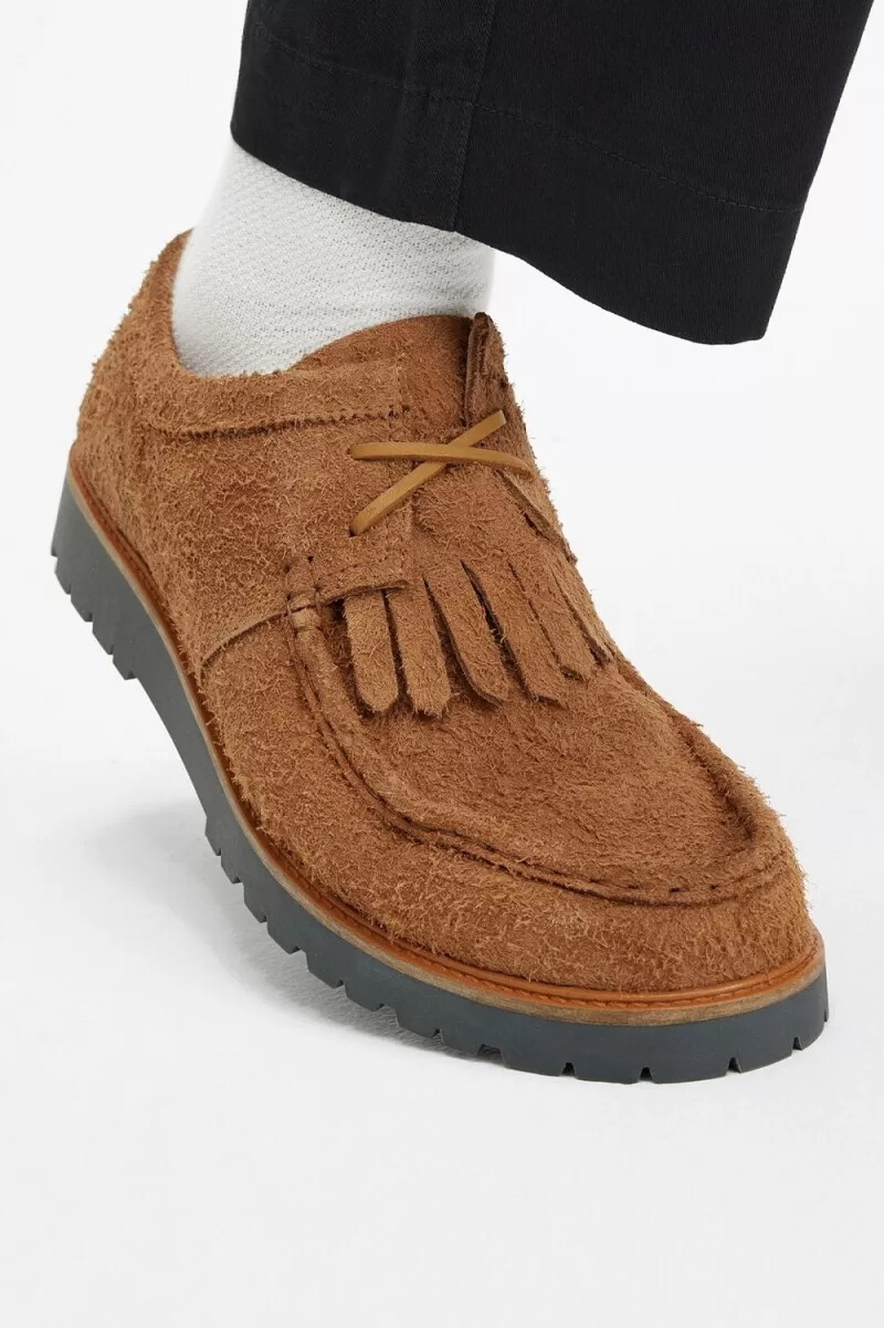fred perry low kenney herrstövlar mörk kaffe