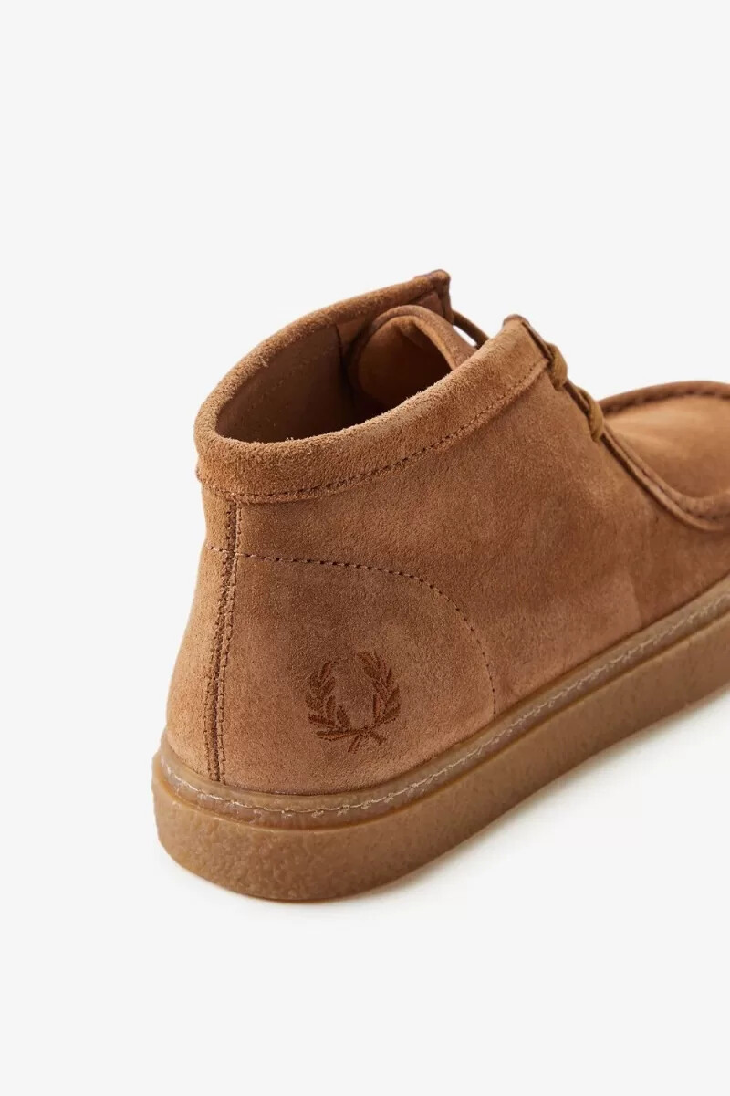 fred perry mid dawson herrstövlar mörk kaffe