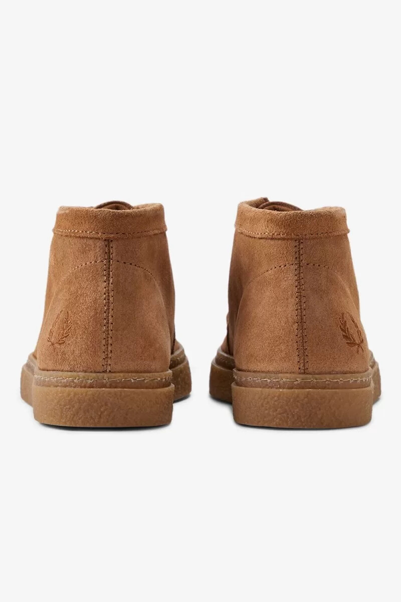fred perry mid dawson herrstövlar mörk kaffe