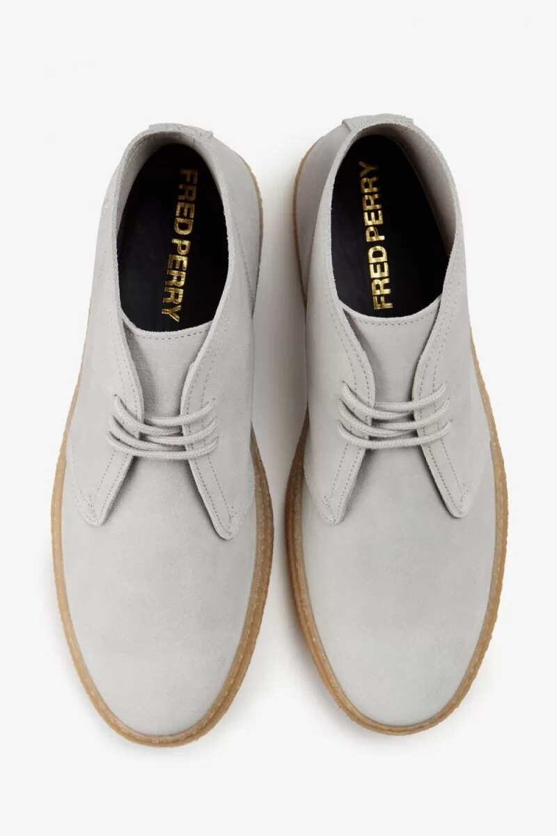 fred perry hawley herrstövlar ljusmintfärgade