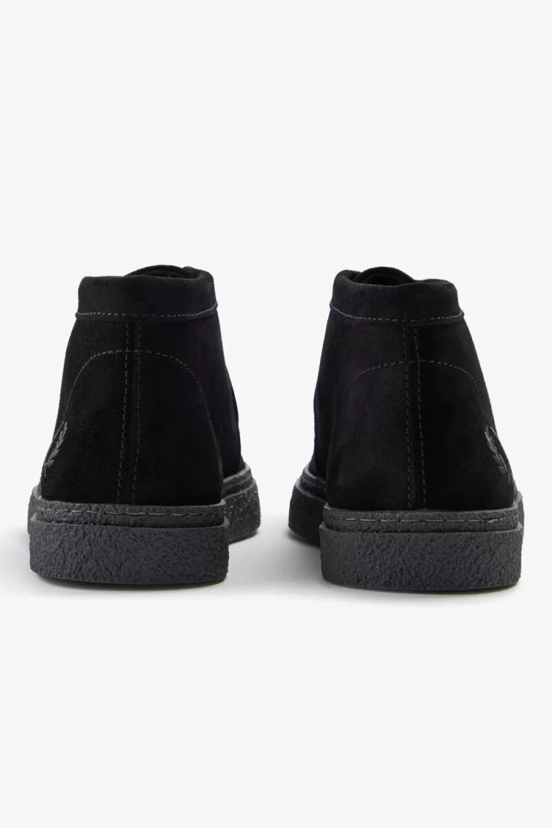 fred perry dawson mid herrstövlar svarta