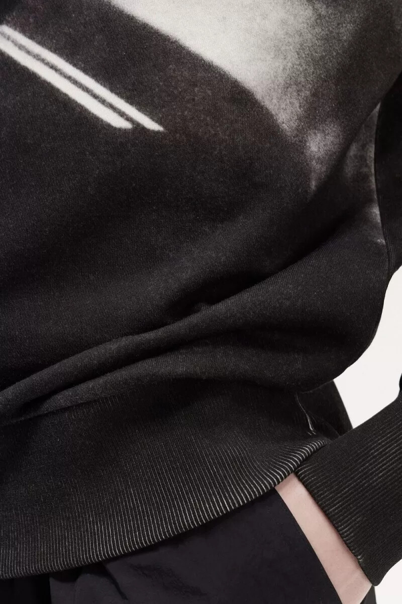 fred perry rave graphic hooded herrtröjor svarta
