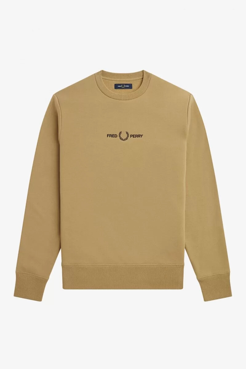 fred perry broderade herrtröjor gröna