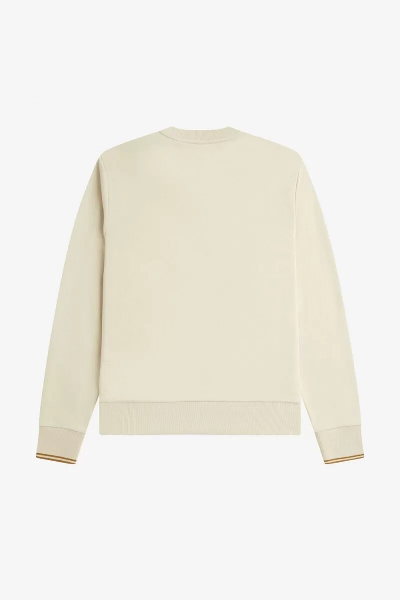 fred perry rundhalsad herrtröja havregryn