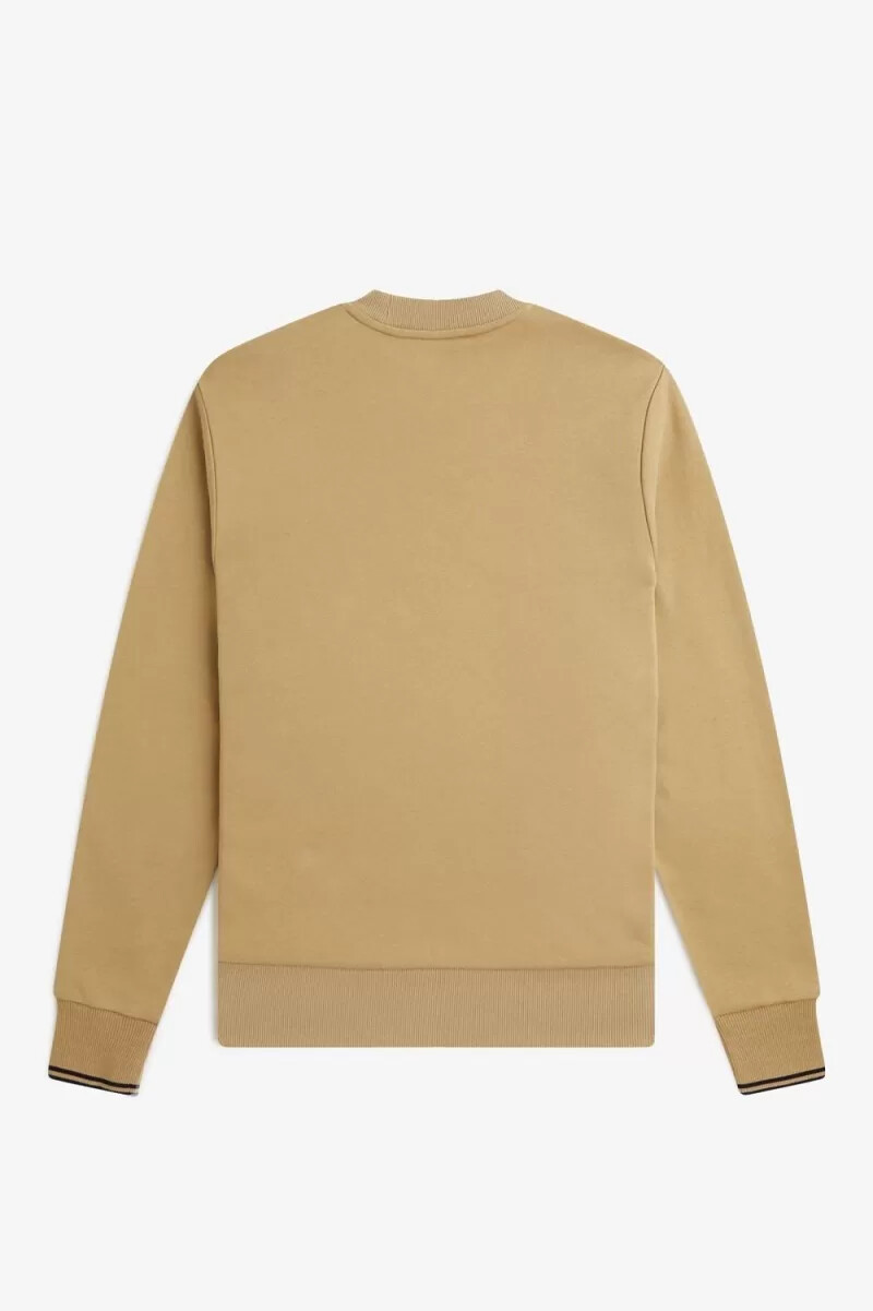 fred perry crew neck herrtröjor grön svart