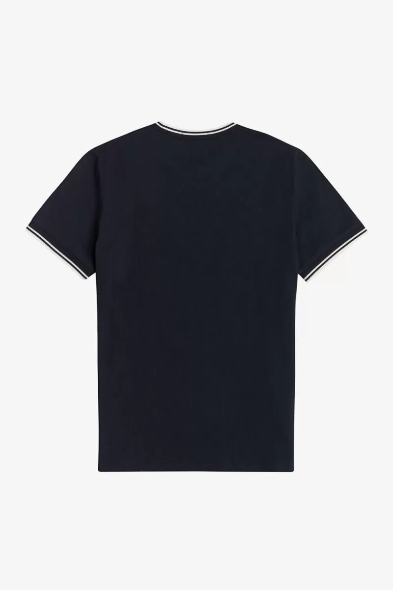 fred perry twin tipped herr t-shirt marinblå