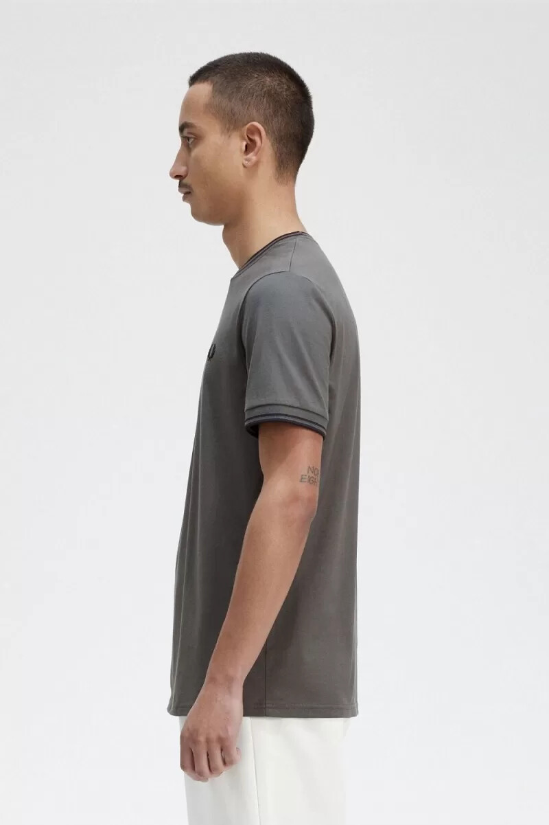 fred perry twin tipped herr t-shirt grön