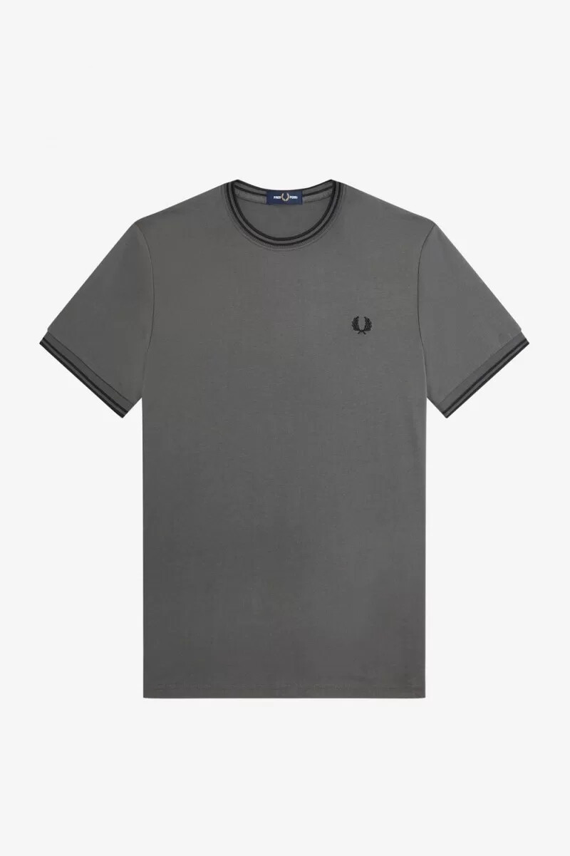 fred perry twin tipped herr t-shirt grön