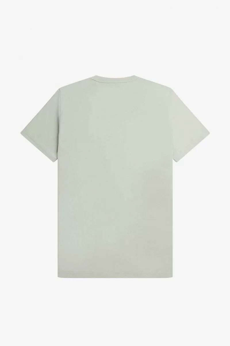 fred perry broderad herr t-shirt grå